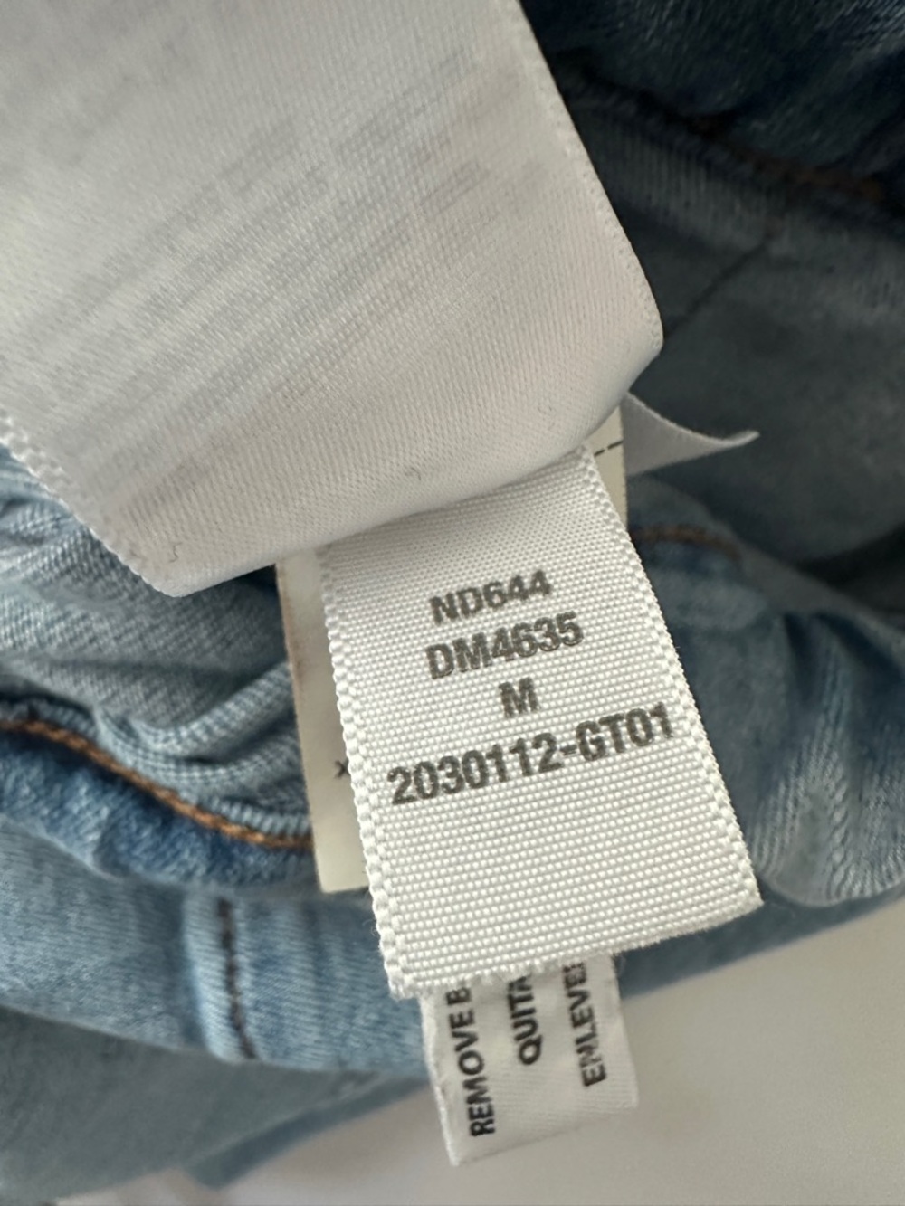 Madewell Pull-On Relaxed Jeans Lisford Wash Elastic Waist Straight Leg Boyfriend - Picture 9 of 10